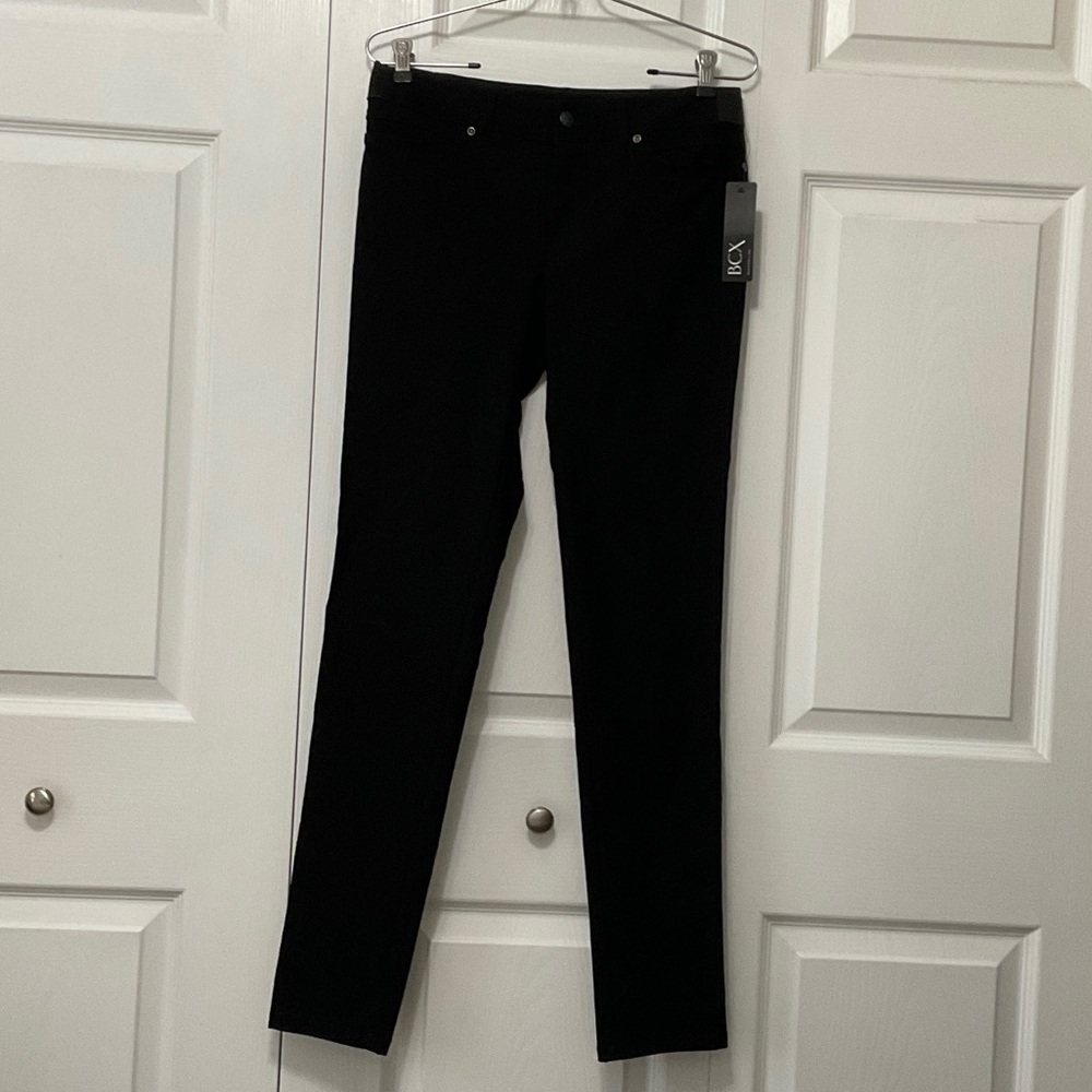 NWT BCX Classic Black Pants, Stretchy, Size 9